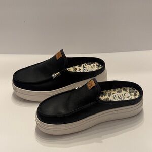 Black Hey Dude Women's Mules